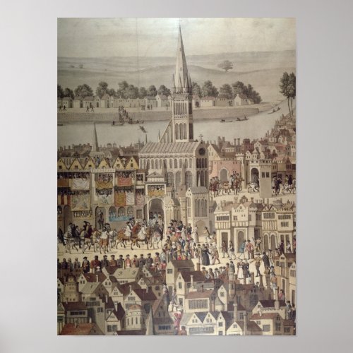 The Coronation Procession of King Edward VI Poster