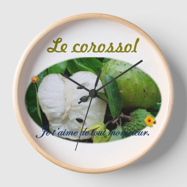 The corossol clock (Front)