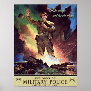 The Corps Of Military Police - WW2 Recruiting Poster