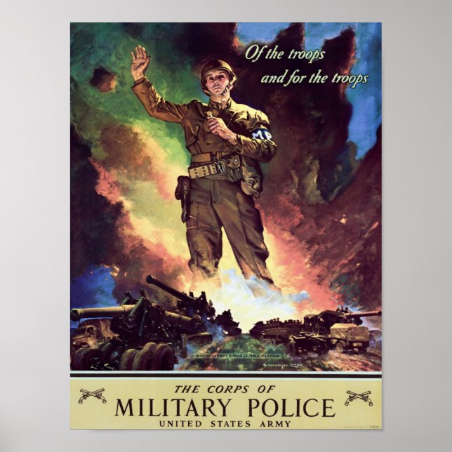 The Corps Of Military Police - WW2 Recruiting Poster (Front)