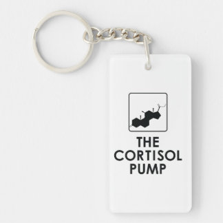 The Cortisol Pump Acrylic Keychain