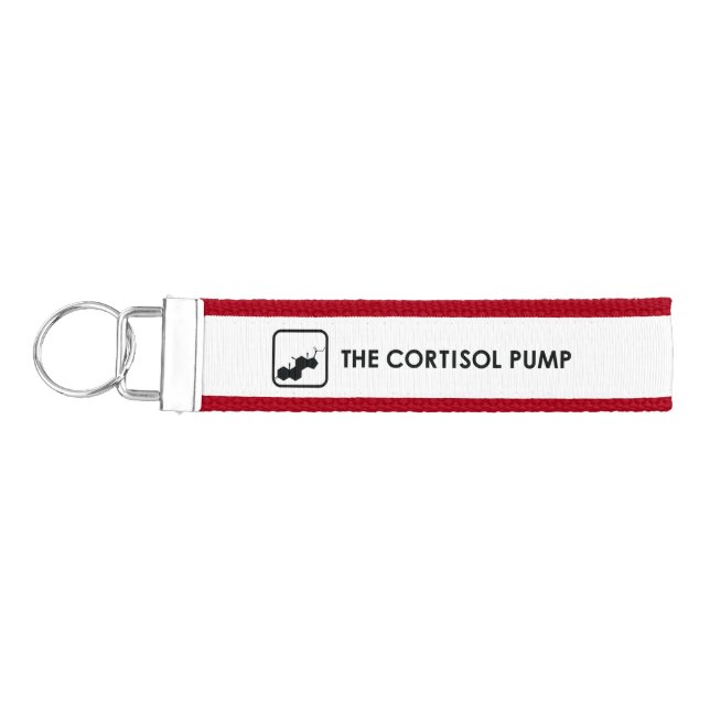 The Cortisol Pump Keychain (Keys on Left)