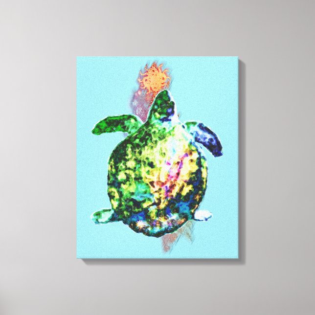 The Cosmic Color Bringer Canvas Print (Front)