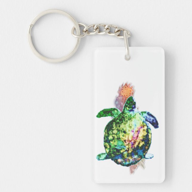 The Cosmic Color Bringer Keychain (Front)