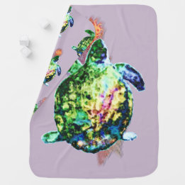 The Cosmic Color Bringer Swaddle Blanket