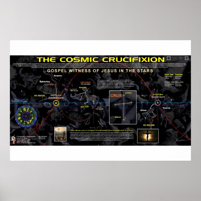 The Cosmic Crucifixion Poster (Front)