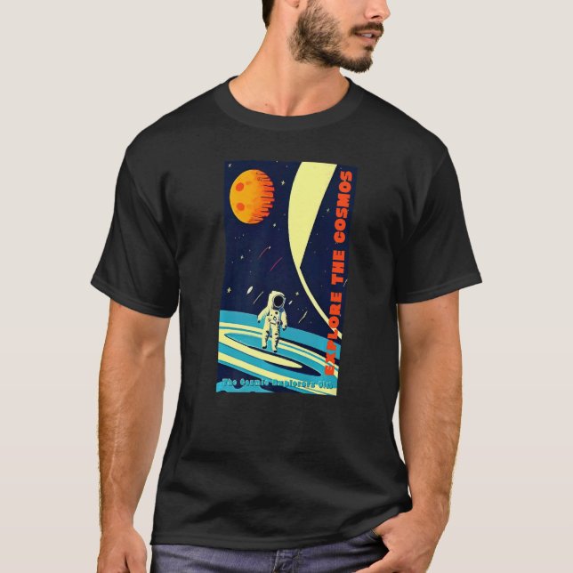 The Cosmic Explorers Club Explore The Cosmos (#03) T-Shirt (Front)