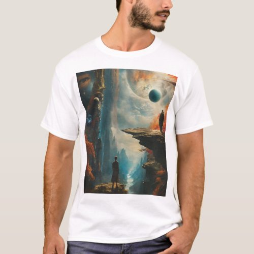 The Cosmic Explorers Tale T_Shirt