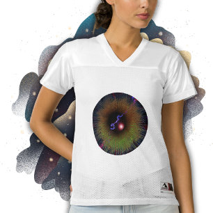The Cosmic Eye of Creation Women's Football Jersey