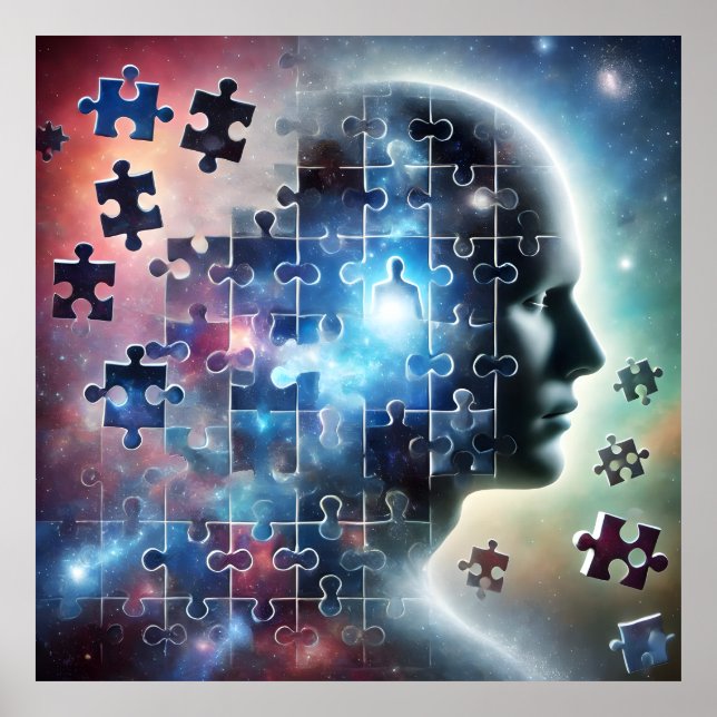 The Cosmic Puzzle – Assembling the Self Poster (Front)