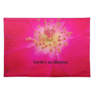 The Cosmic Rose: Nature's Deception Design Placemat