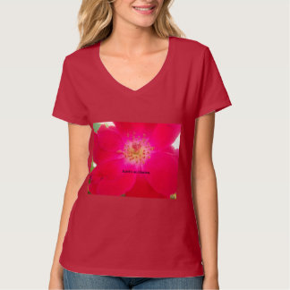 The Cosmic Rose: Nature's Deception Design T-Shirt