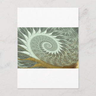 The Cosmic Spiral - Sacred Geometry Golden Spiral Postcard