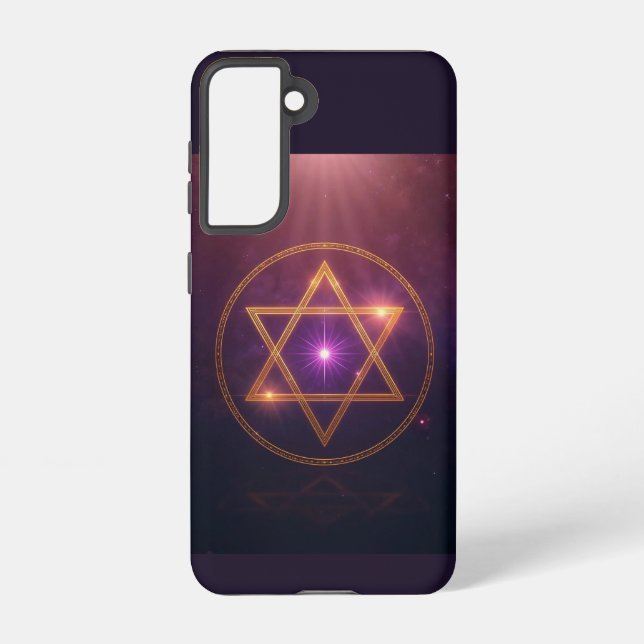 The Cosmic Star of Enlightened Balance Samsung Galaxy Case (Back)