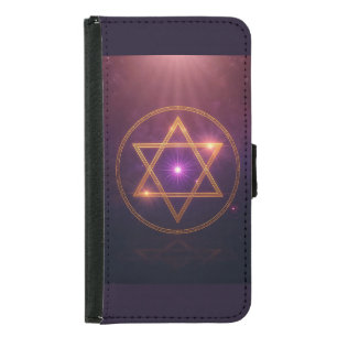 The Cosmic Star of Enlightened Balance Samsung Galaxy S5 Wallet Case