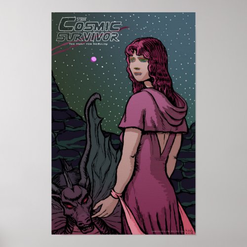The Cosmic Survivor _ The Space Witch Veritas Poster
