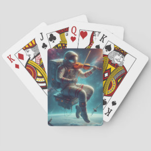 The Cosmic Violinist Poker Cards