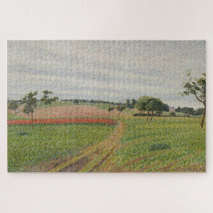 The Coteaux de Thierceville, Gray Weather (1888) Jigsaw Puzzle