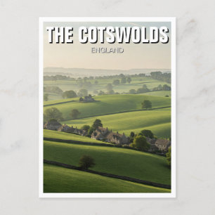 The Cotswolds England Travel Postcard