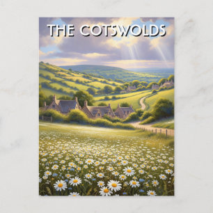 The Cotswolds England Travel Postcard