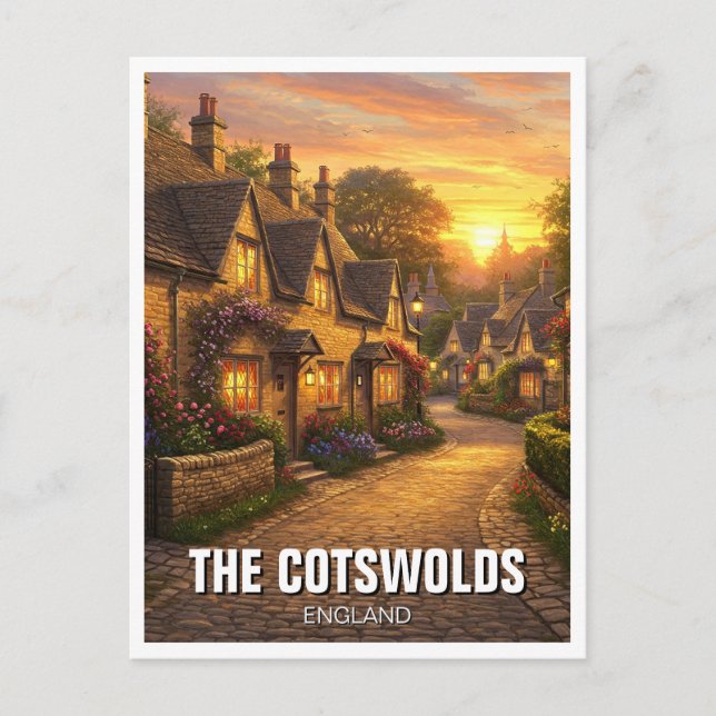 The Cotswolds Village Postcard (Front)