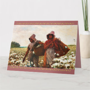 The Cotton Pickers by Winslow Homer Card