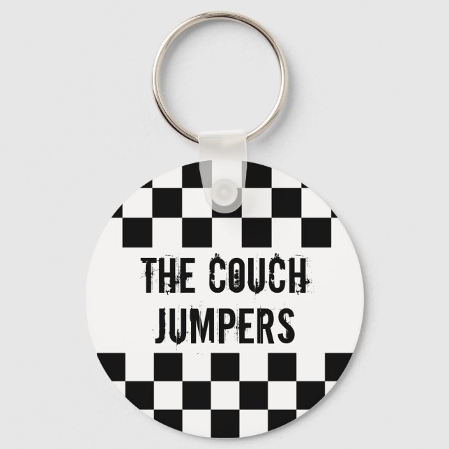 The Couch Jumpers Keychain (Front)