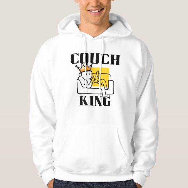 The Couch King Hoodie (Front)