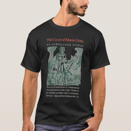 The Count of Monte Cristo by Alexandre Dumas Cover T_Shirt
