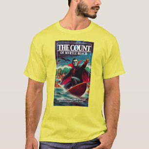 The Count of Myrtle Beach Dracula Surfing T-Shirt