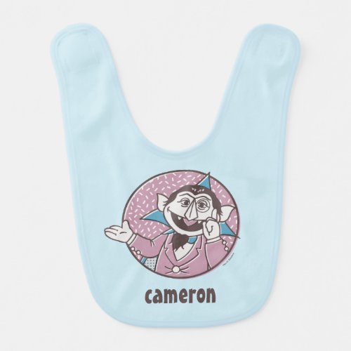The Count  You Can Always Count On Me Baby Bib