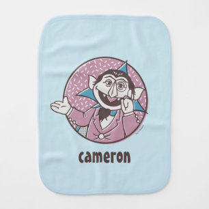 The Count You Can Always Count On Me Baby Burp Cloth