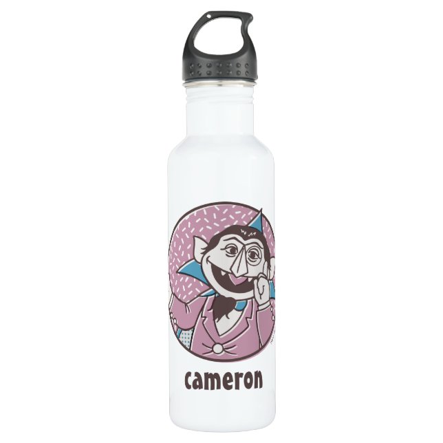 The Count | You Can Always Count On Me Stainless Steel Water Bottle (Front)