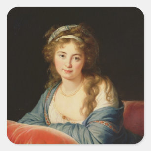 The Countess Catherine Vassilievna Skavronskaia Square Sticker