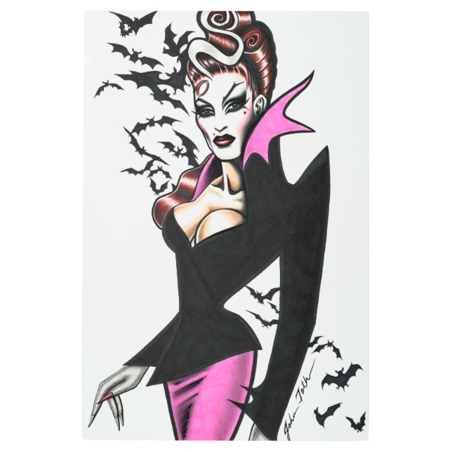 The Countess Metal Print (Front)