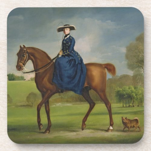 The Countess of Coningsby in the Costume of the Ch Beverage Coaster