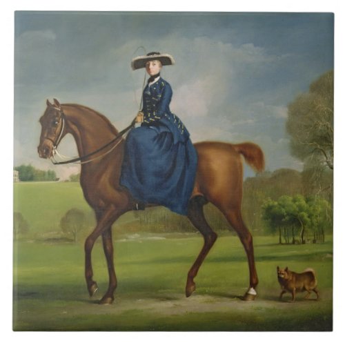 The Countess of Coningsby in the Costume of the Ch Tile