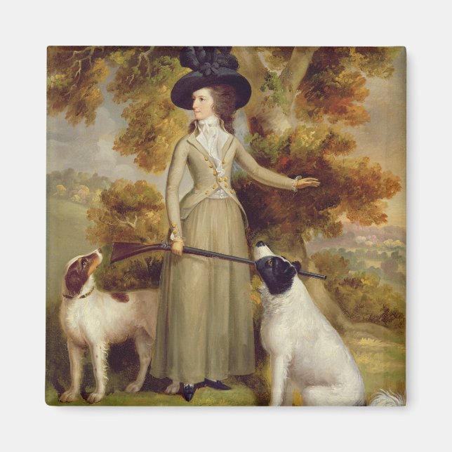 The Countess of Effingham with Gun and Shooting Do Magnet (Front)