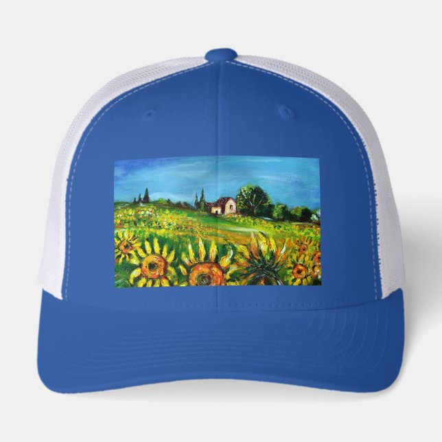 THE COUNTRYSIDE AND SUNFLOWERS IN TUSCANY (Front)