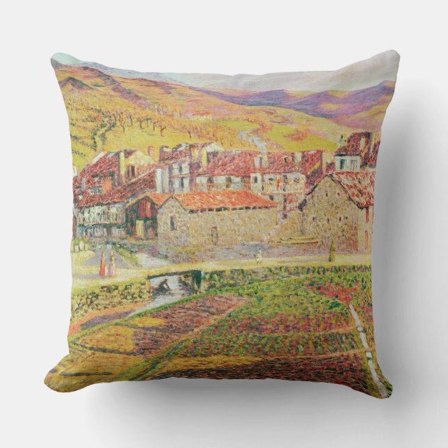 The Countryside Throw Pillow (Front)
