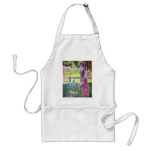 The Couple by Georges Seurat, Vintage Pointillism Adult Apron