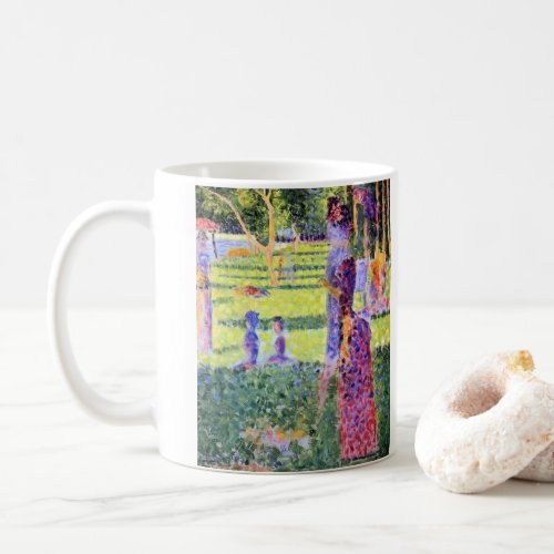 The Couple by Georges Seurat Vintage Pointillism Coffee Mug