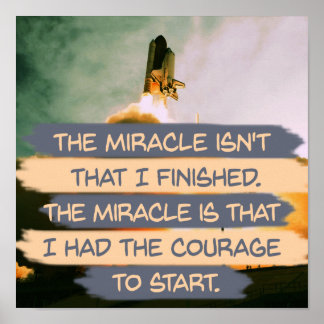 The Courage to Start Poster