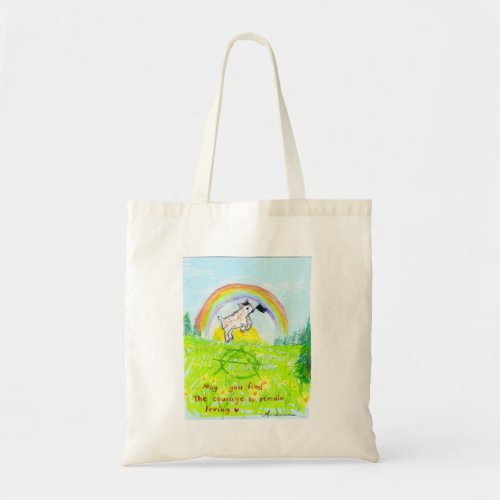 The Courageous Heart Anarchist Goat Tote