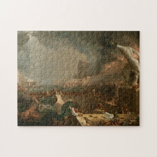 The Course of Empire _ Destruction by Thomas Cole Jigsaw Puzzle