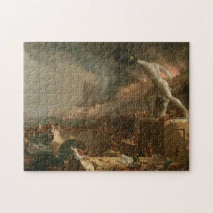 The Course of Empire - Destruction by Thomas Cole Jigsaw Puzzle