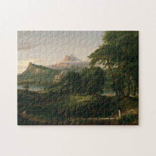 The Course of Empire The Arcadian by Thomas Cole Jigsaw Puzzle