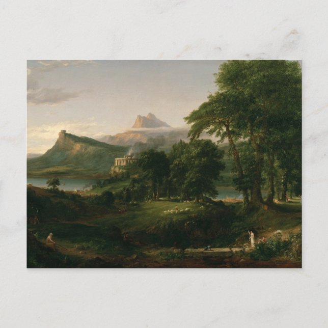 The Course of Empire, The Arcadian State Postcard (Front)