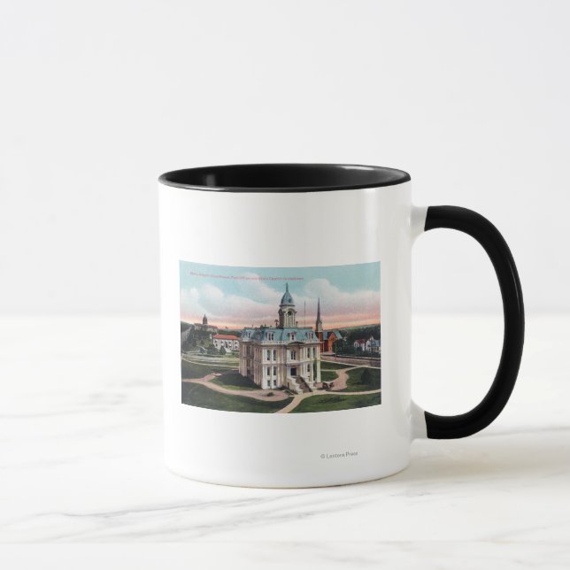 The Court House, Post Office, Capitol Bldg Mug (Right)