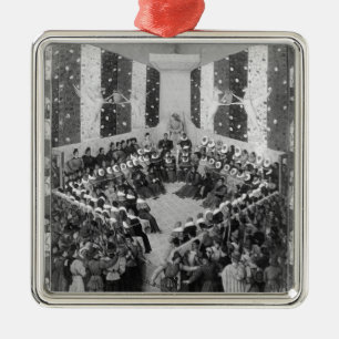 The Court of Justice Metal Ornament